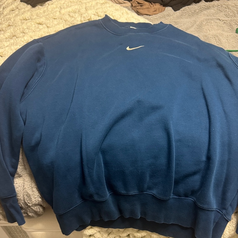 Nike Men's Deep Blue Crewneck Sweater